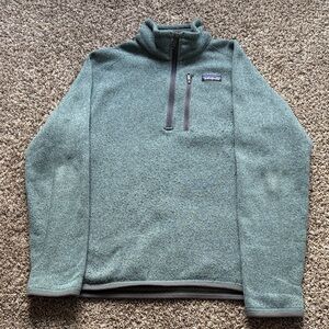Patagonia Better Sweater® 1/4-Zip Teal Quarter-Zip Fleece